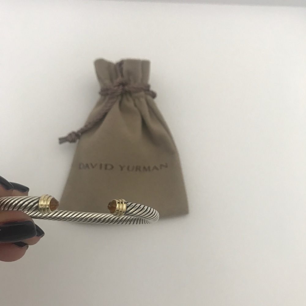 David Yurman Citrine Cable bracelet